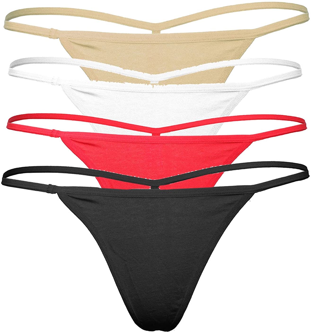 Price:$9.99 Whisper Women Sexy G-String V-String Panties 4 Pack : Clothing, Shoes & Jewelry