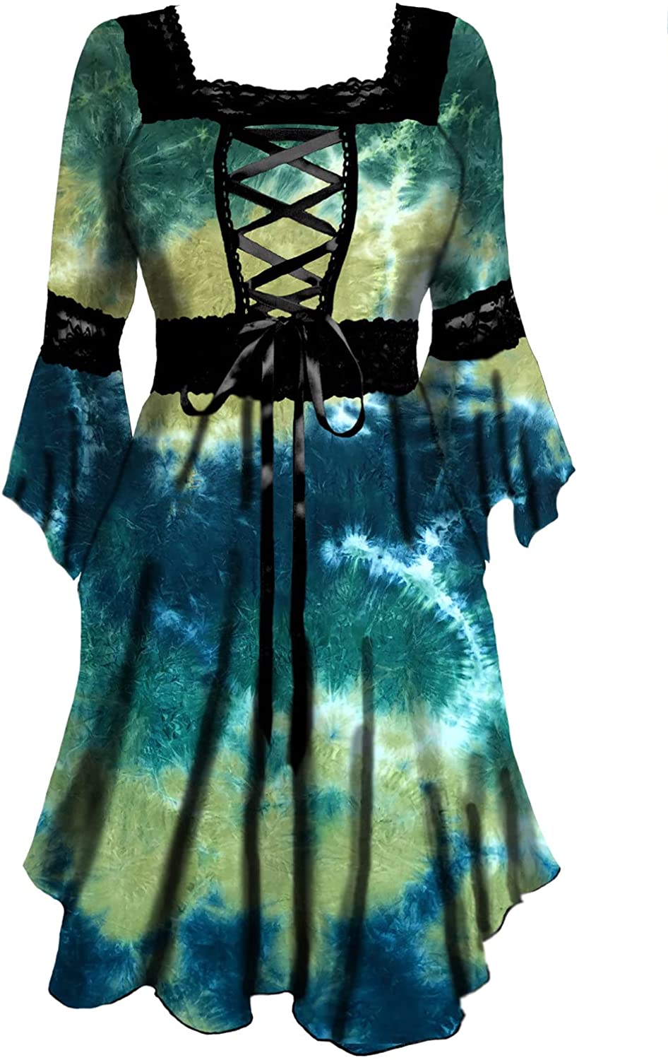 Price:$45.99 to Wear Renaissance Corset Dress: Timeless Victorian Gothic Witchy Women's Gown for Everyday Halloween Cosplay Festivals: Blouses: Clothing, Shoes & Jewelry