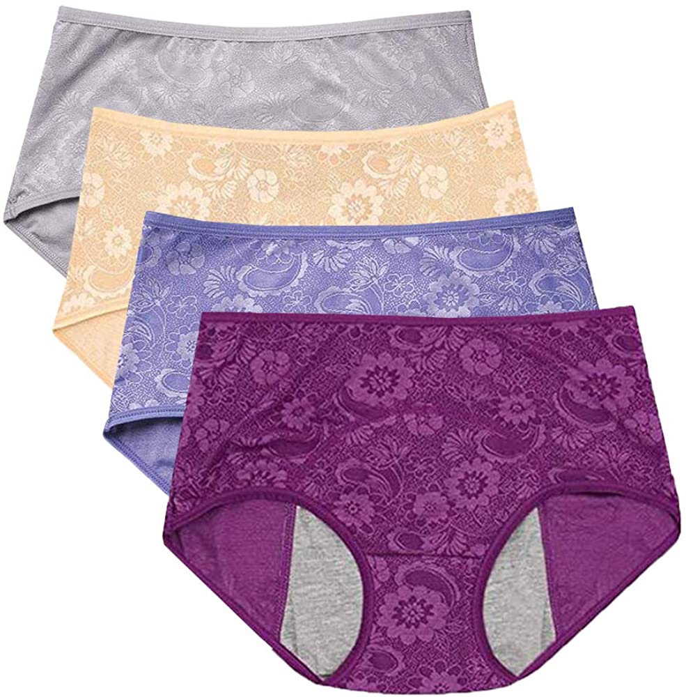 Price:$15.57 Panties Menstrual Underwear Menstrual Panties Jacquard Easy Clean Panties US Size XXS-4XL/11 : Clothing, Shoes & Jewelry
