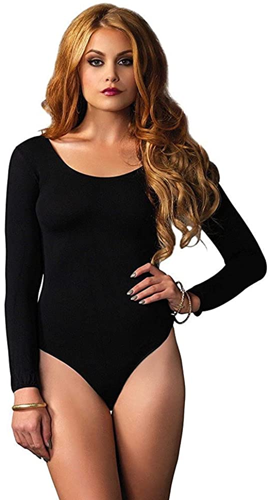 Price:$14.56 Avenue Women's Opaque Bodysuit, Black, One Size : Avenue: Clothing, Shoes & Jewelry