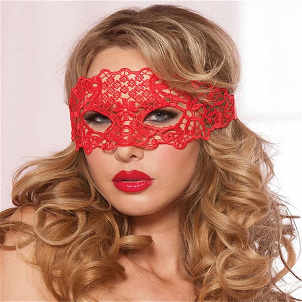 Price:$4.88 Babydoll Porn Lingerie Black/White/Red Hollow Lace Mask Erotic Costumes Women Lingerie Hot Cosplay Party Masks Style 1 Red : Clothing, Shoes & Jewelry