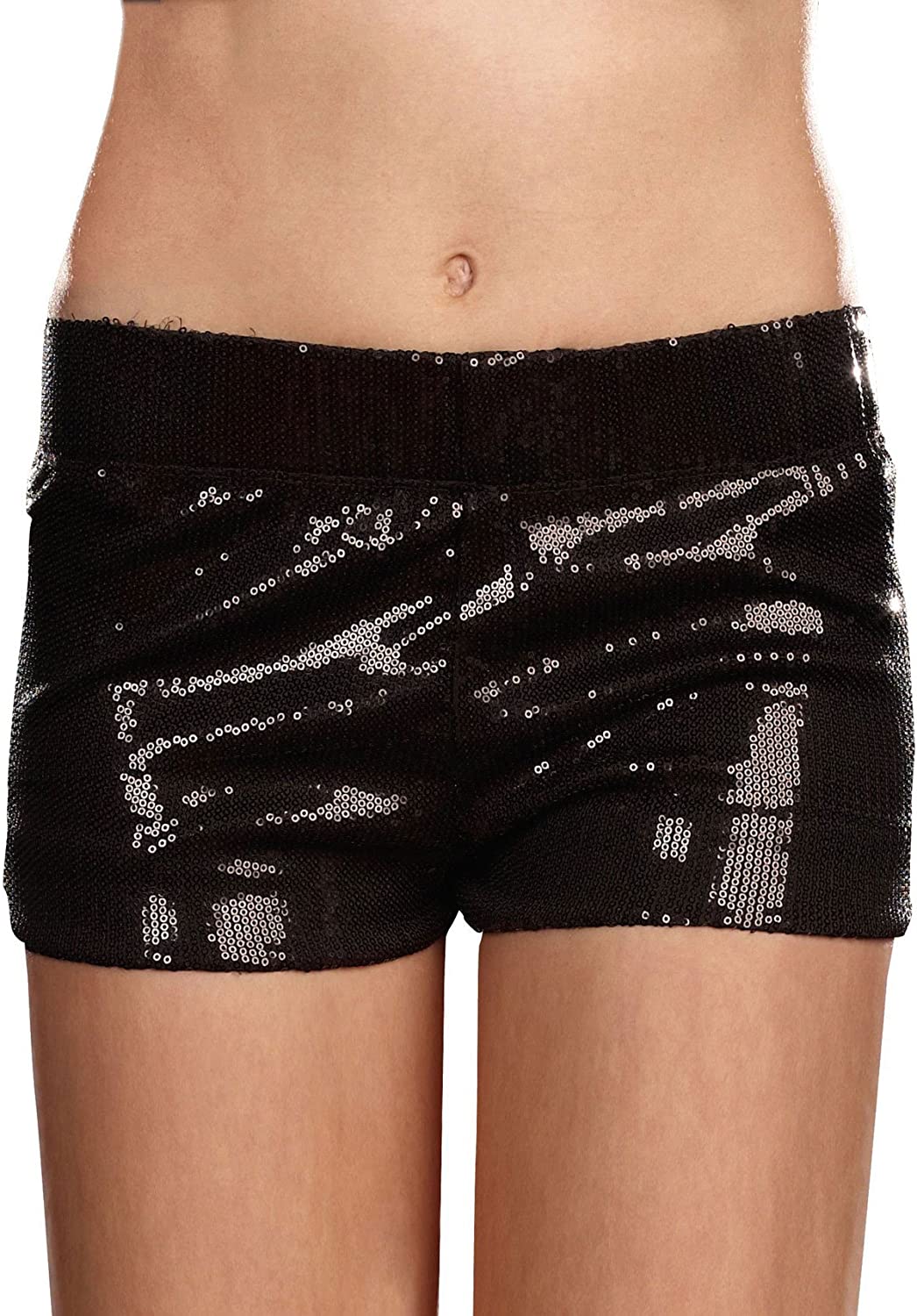 Price:$9.24 Glam Sequin Shorts, Black, Small/Medium: Sequin Shorts: Clothing, Shoes & Jewelry