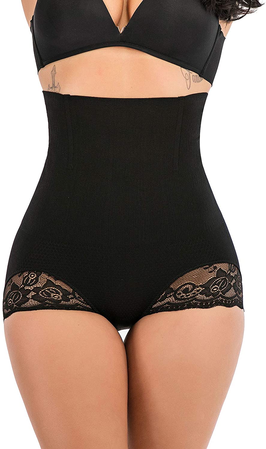 Price:$9.99 Butt Lifter Shaper Seamless Tummy Control Hi-Waist Thong Slimmer Shapewear Body Shaper for Women at Amazon Women’s Clothing store