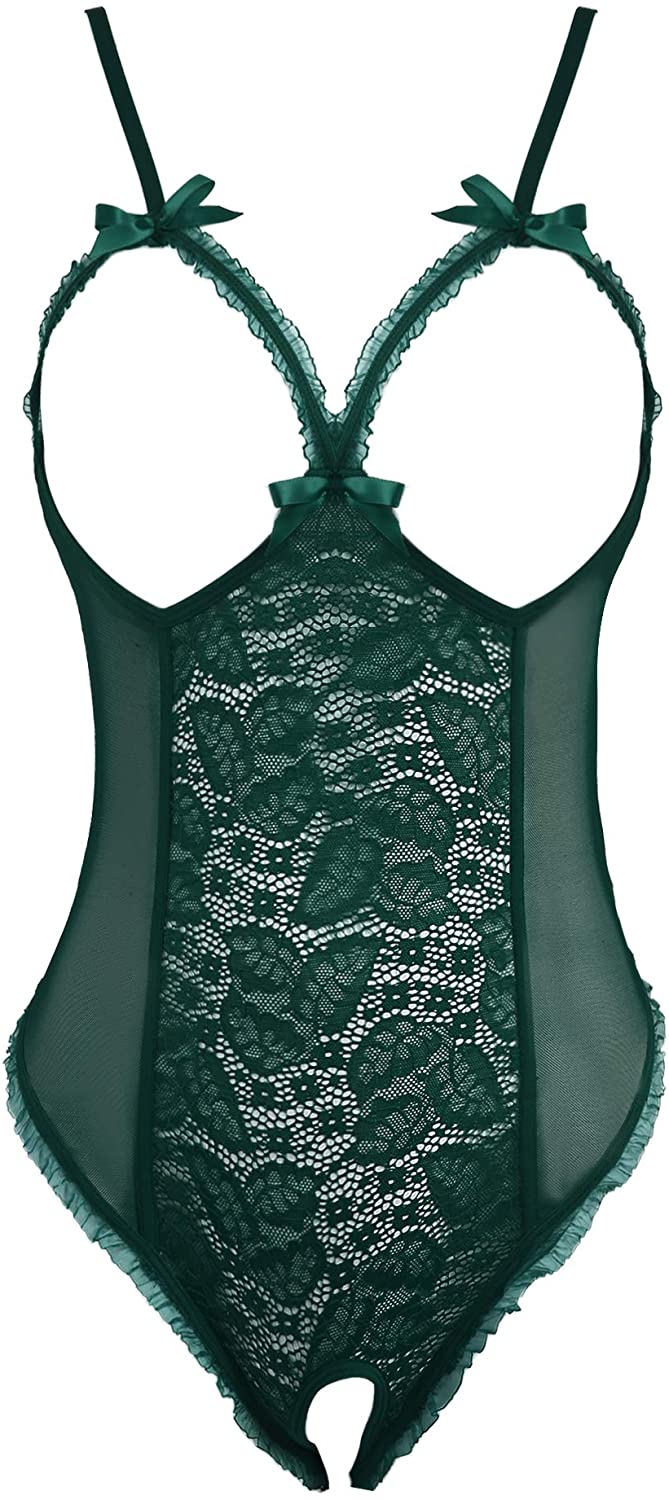 Price:$16.99 Sexy Teddy Lingerie for Women Lace One Piece Bodysuit : Clothing, Shoes & Jewelry