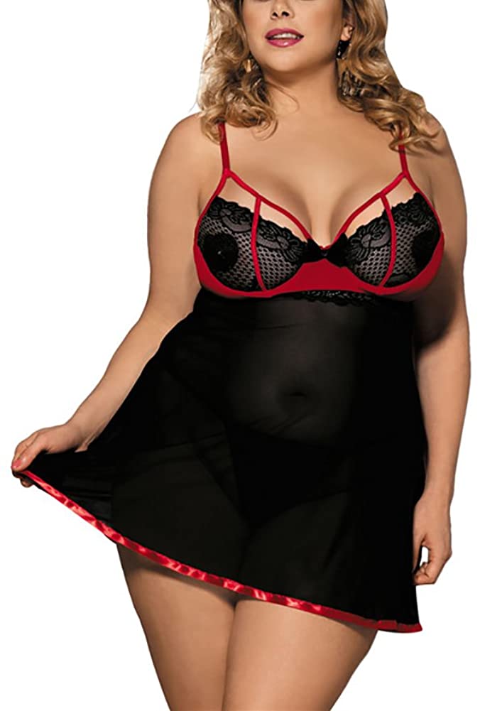 Price:$7.39 Women Lace Sexy Lingerie(M-6XL) Sexy Alluring Lingerie (Black): Clothing, Shoes & Jewelry