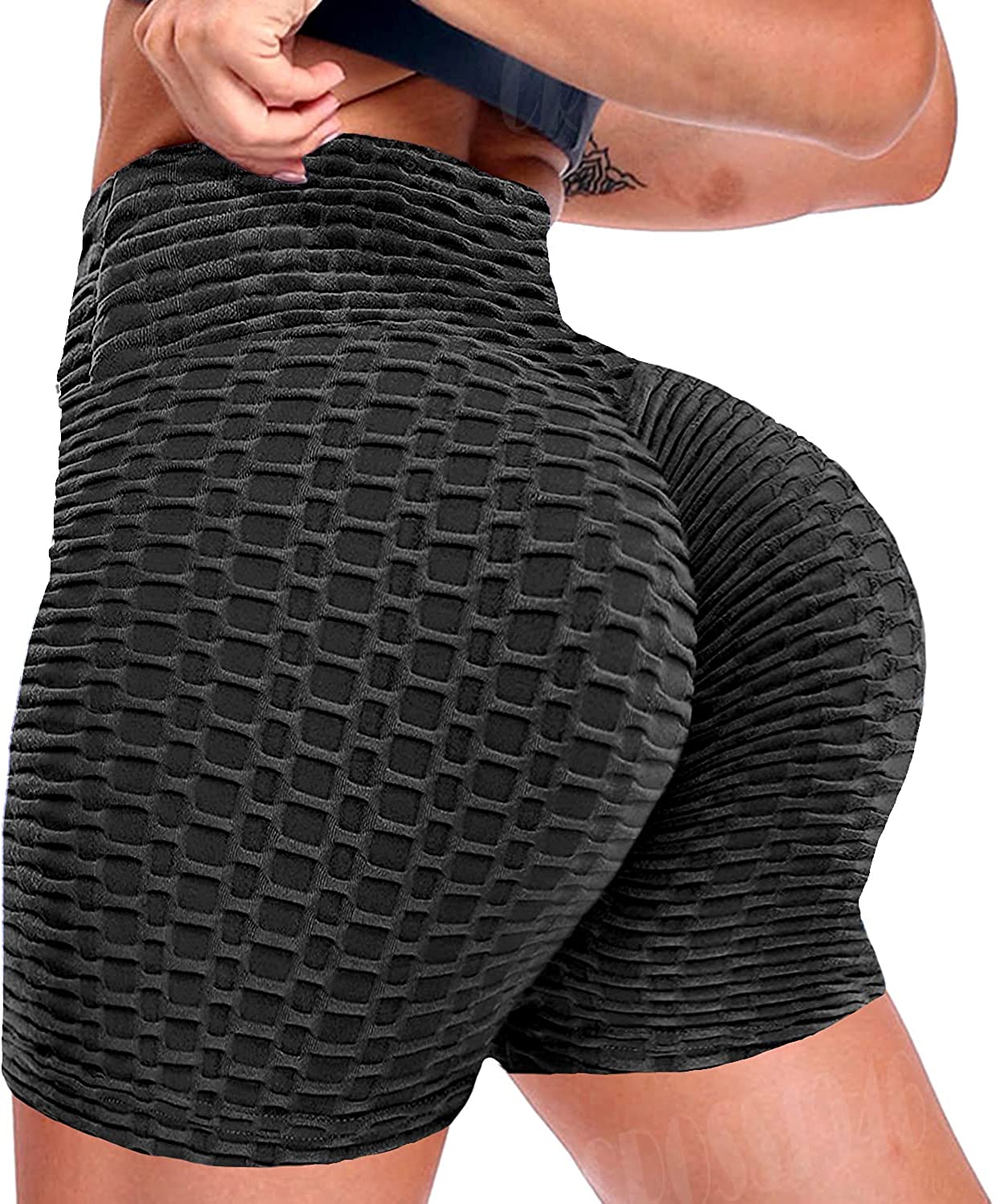 Price:$9.99 Scrunch Butt Lift Yoga Hot Short for Women High Waist Workout Booty Sport Shorts Leggings : Sports & Outdoors